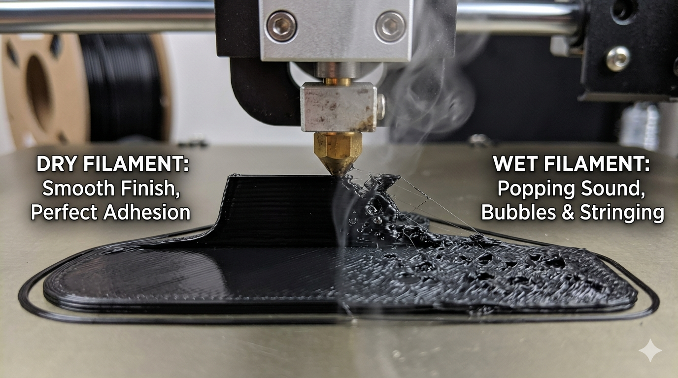 Wet Filament Symptoms: 5 Signs You Need to Dry Your Spool (Even if it’s New)